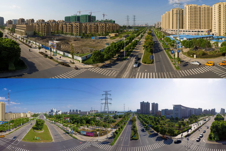 绍兴越东路道路大修一标